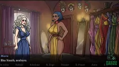 Играть Знойная Дейенерис раздевается в игре шлюх, эпизод 3: новое платье для Дэни