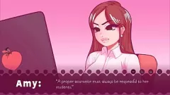 Abspielen Lesben-Hentai: Unterschwellige Hypnosetherapie eines Hochschullehrers mit brünetten und rothaarigen Schülern